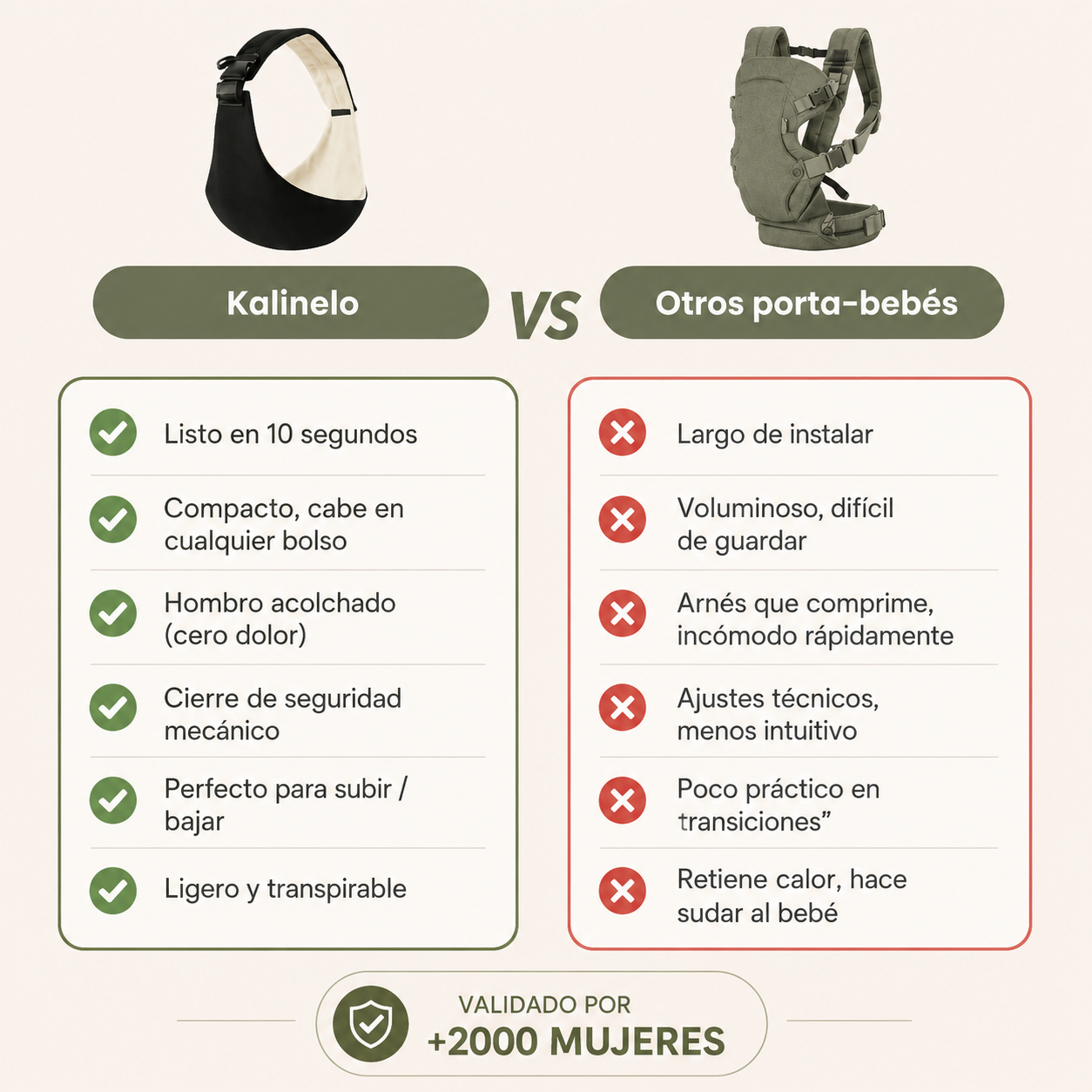 SORA — El portabebés tipo bandolera™