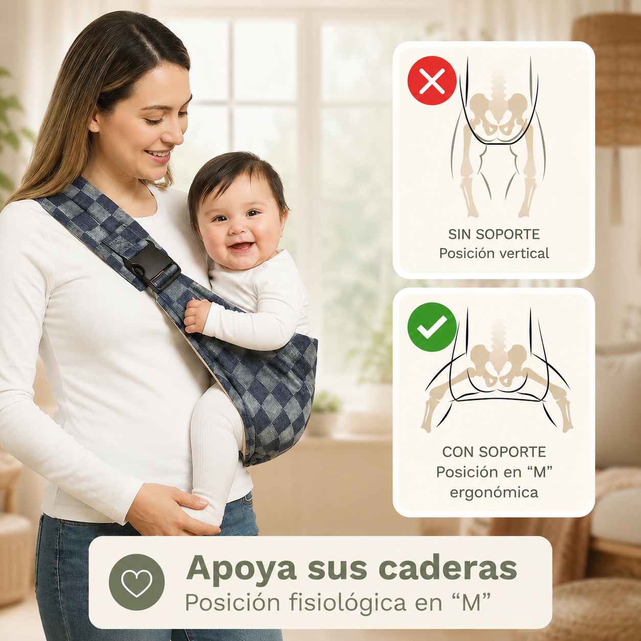 SORA — El portabebés tipo bandolera™